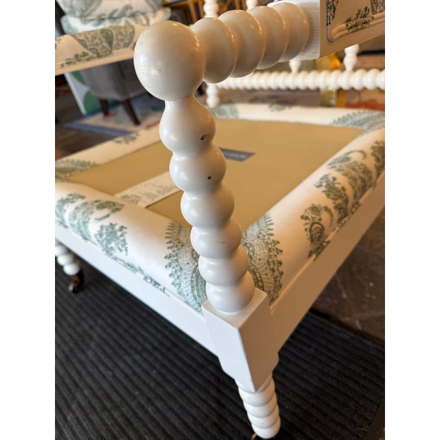 Margaret Ash Home & Highland House Bespoke Spindle Chair, Model 8055 For Sale - Image 12 of 12