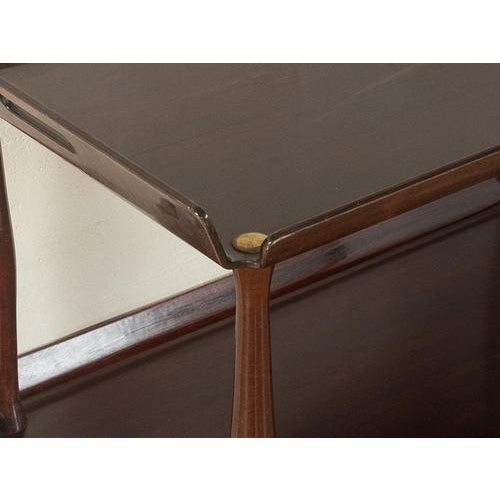 Brown Vintage Serving Trolley, 1960s For Sale - Image 8 of 9