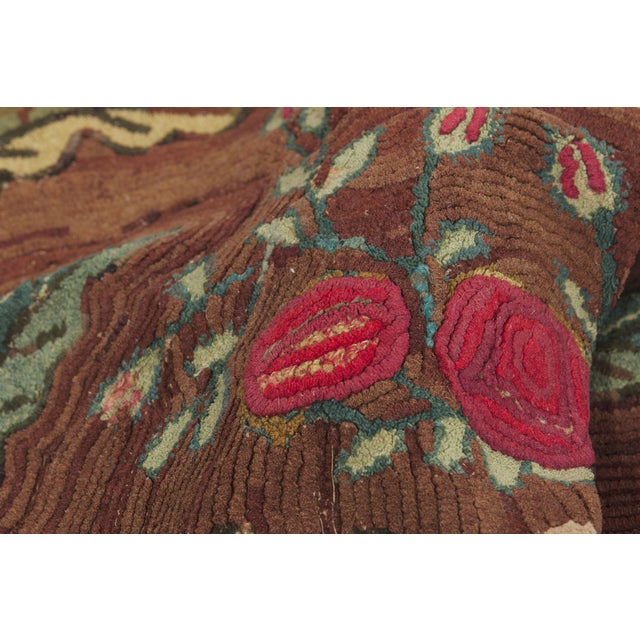Antique American Hooked Rug, 02'07 X 04'10 For Sale In Dallas - Image 6 of 10