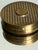 Victorian Vintage 1940s Coty Sub Deb Rouge Air Spun Gold Tone Compact For Sale - Image 3 of 8