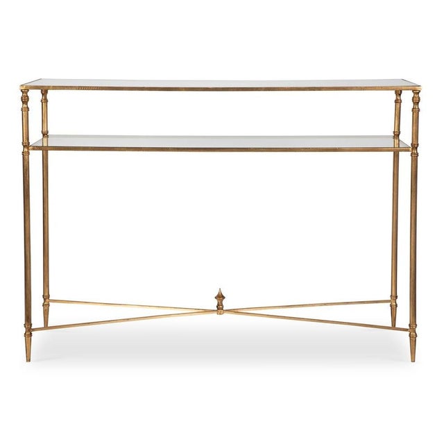 Not Yet Made - Made To Order Gold Regency Console Table For Sale - Image 5 of 6