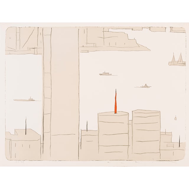 François Avril, HK Morning, 2017, Lithograph For Sale