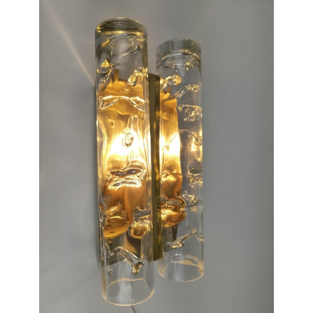 Ice Glass Wall Lights from Doria Leuchten, Germany, 1970s, Set of 2 For Sale - Image 18 of 18
