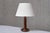 Sculptural Table Lamp in Ash Wood attributed to Charles Dudouyt, France, 1950s For Sale - Image 11 of 11