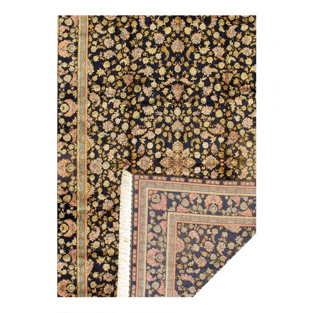 Traditional Pasargad DC Exquisite Design Paris Palace Fine Power Loom V.Silk Rug For Sale - Image 3 of 4