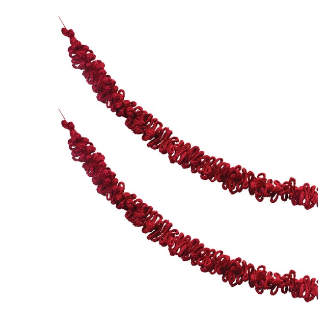 Kenneth Ludwig Chicago Bunched Jute Garland (Set of 2) For Sale - Image 4 of 4