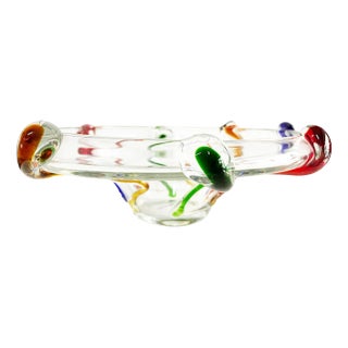 Murano Glass Bowl from SIM, 1980s For Sale