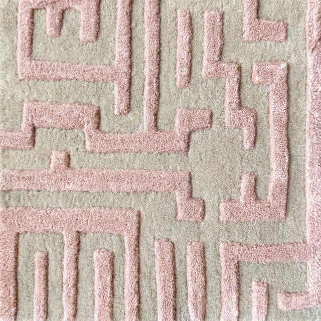 Walk the maze with the Theseus geometric rug design, named after the mythical Prince of Athens who walks King Midas' maze...