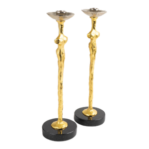 Michael Aram Adam Candle Holders - a Pair