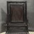 Black Monumental Rosewood Screen With Famille Rose Landscape Plaque For Sale - Image 8 of 10