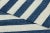 White Rug & Kilim’s Indian Dhurrie Rug in Cool, Coastal Navy Blue and White Stripes For Sale - Image 8 of 8
