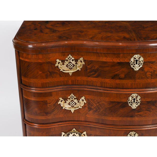 Antique Bavarian Burr Walnut Chest Commode, 1760s For Sale - Image 11 of 18