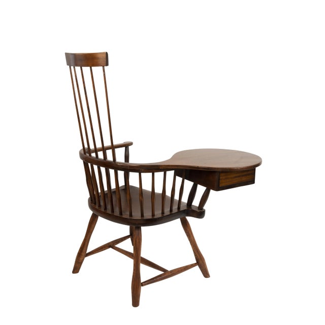 American Late 19th Century Writing Desk Chair For Sale - Image 3 of 5