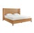 Contemporary Matthew Izzo Home Dolly King Winged Headboard and Platform in Radio Weave Wrapped Rattan For Sale - Image 3 of 7