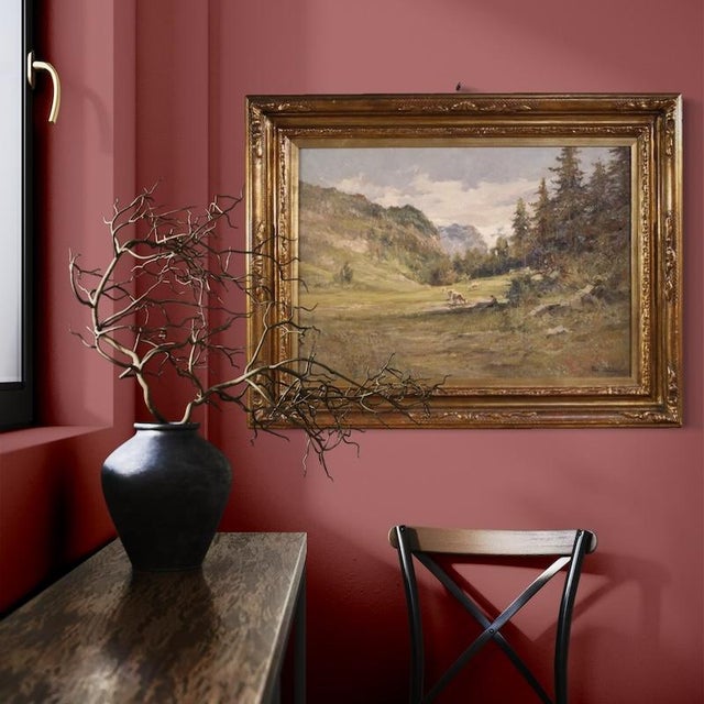 Giuseppe Gheduzzi, Landscape Composition, 1920s, Oil Painting on Board, Framed For Sale - Image 7 of 16