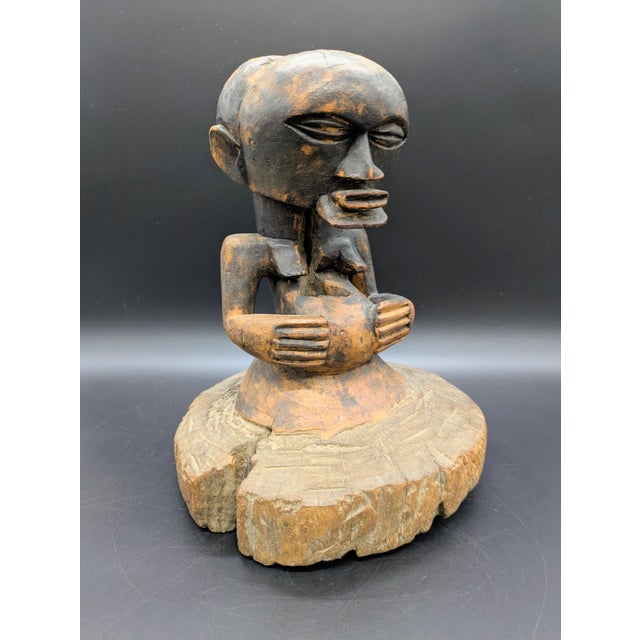 Tribal 1940s African Congolese Handcrafted "Songye Fetish" For Sale - Image 3 of 11