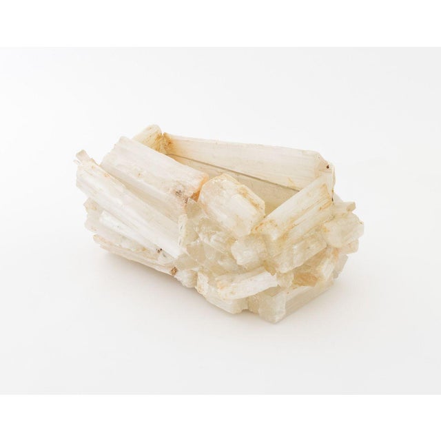 Selenite Crystal Jardiniere For Sale - Image 9 of 11
