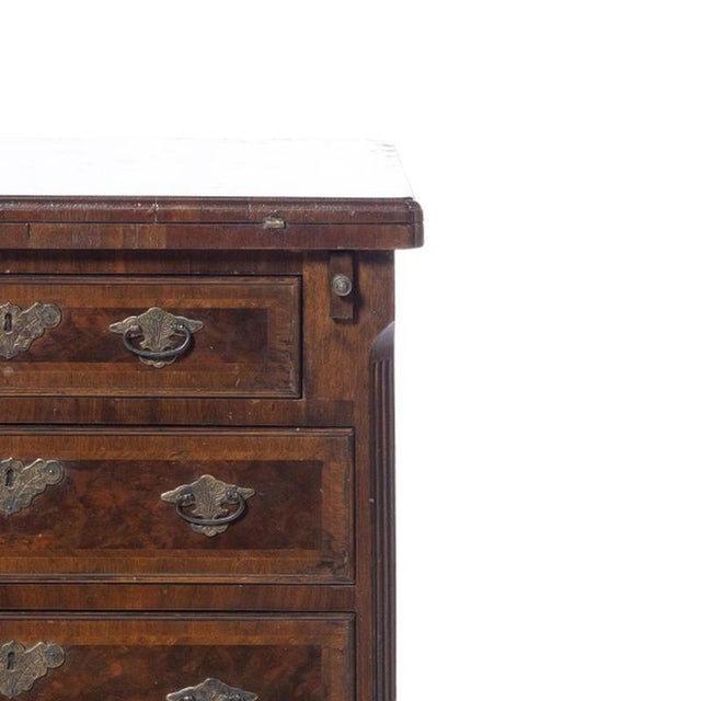 English Mahogany Bedside Table For Sale - Image 4 of 6