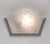 Silver Pair of 1930s French Art Deco Floral Frosted Glass Wall Sconces by Verdun - 3 Pairs Available For Sale - Image 8 of 10