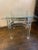 Mid 20th Century Mid 20th Century Lucite Table Base With Glass Top For Sale - Image 5 of 5