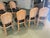 1980s 1980s Italian Carved Grotto Chairs Set of 6 For Sale - Image 5 of 6