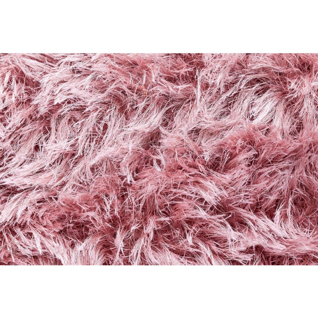 Early 21st Century Modern Shaggy Rug in Pink Tones by Doris Leslie Blau For Sale - Image 5 of 7