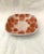 Japanese Mid 20th Century Kutani Orange/Gold Chrysanthemum Floral Dish For Sale - Image 3 of 5