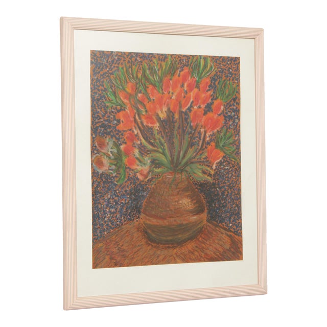 Artist Signed Pastel Painting Inspired by Vincent Van Gogh For Sale