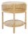 Arvid Round Accent Table in Natural For Sale