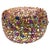 Bochic “Capri” Vintage Multi Sapphire & Multi Gem Bangle Set In 18K Gold & Silver Natural Fancy Sapphire, Citrine,...