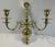 Very nice vintage double arm brass candle sconce!