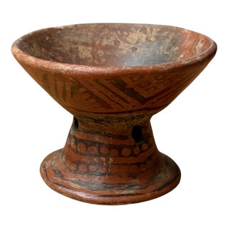 Antique Mexican Terracotta Bowl For Sale