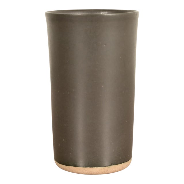 1960s Marshall Studios Mid-Century Modern Stoneware Pottery Tumbler or Vase For Sale