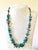 Vintage Turquoise and Coral Native American Necklace For Sale - Image 4 of 4