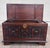 Indian Antique Indian Rajasthani Geometric Carved Solid Hardwood Bridal Dowry Chest For Sale - Image 3 of 12