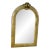 1970s Karl Springer Goatskin & Brass Mirror For Sale