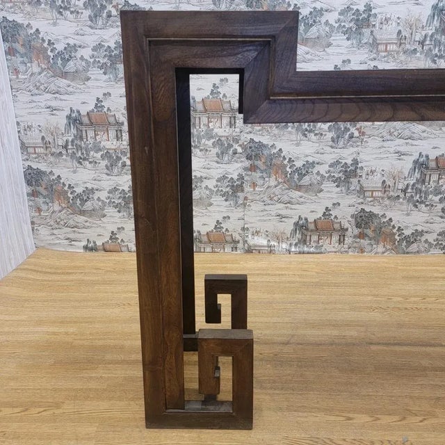Wood Antique Chinese Elm Altar Table With Pierced Carved Panels For Sale - Image 7 of 11