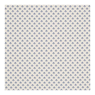 Schumacher Robyn Fabric in Indigo For Sale