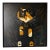 Large Vintage Abstract Geometric Cat Acrylic on Canvas – Framed For Sale