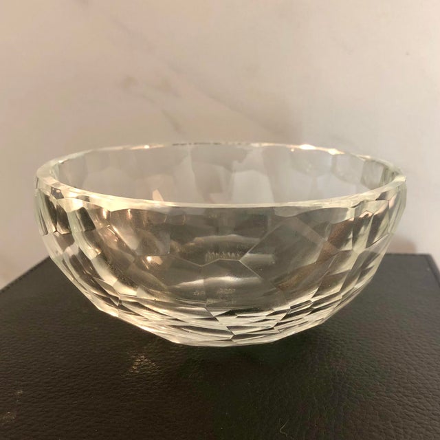 Crystal Saks Fifth Avenue Honeycomb Bowl For Sale - Image 14 of 16