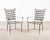 Set of Six Mario Papperzini Lattice Garden Dining Armchairs For Sale In Sacramento - Image 6 of 18