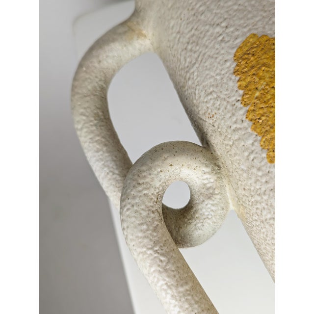 Large Mid-Century Hand-Painted Ceramic Vase by L. Poggi Assalini for Ce as Albisola, Italy, 1950s For Sale - Image 10 of 18