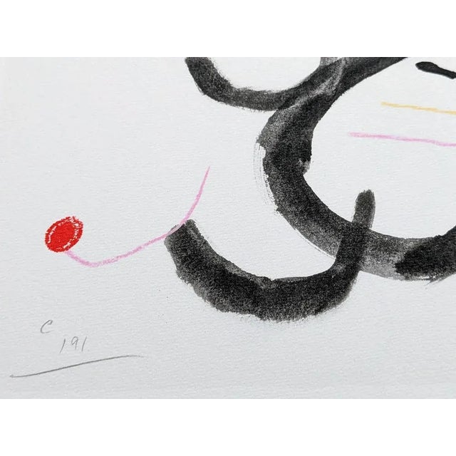 Modern Joan Miro, Enfance d'Ubu II, Lithograph, 1972 For Sale - Image 3 of 4