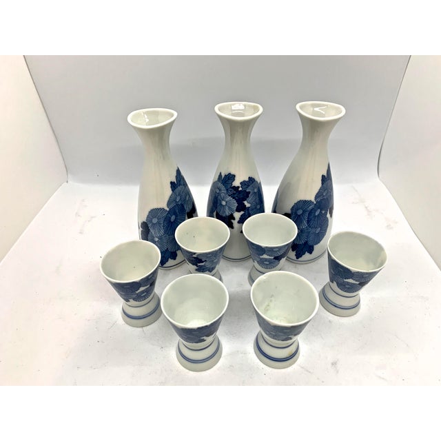 Vintage Japanese Saki Glasses Set of 9 Chairish