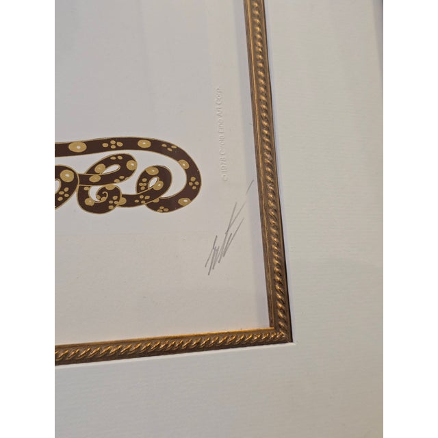 Erté Erté "The First Dress" Hand-Signed Serigraph For Sale - Image 4 of 7