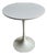 White Arkana Tulip Round Occasional Table For Sale
