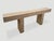 Contemporary Andrianna Shamaris Teak Wood Log Console Table For Sale - Image 3 of 18