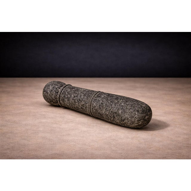 Molcajete in Volcanic Stone, Taller Maya, 2016 For Sale In New York - Image 6 of 14