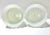 Glass Vintage Milk Glass Pedestal Compotes – Scalloped Dessert Bowls, Wedding Decor, Pair For Sale - Image 7 of 8