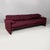 Italian Modern Burgundy Fabric Maralunga Sofa by Vico Magistretti for Cassina, 1970s For Sale - Image 14 of 14